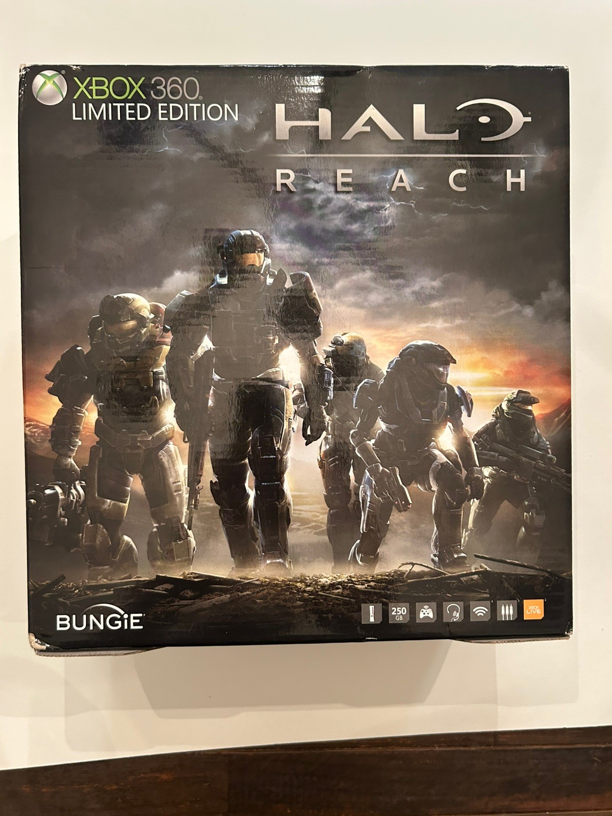 Microsoft Xbox 360 Slim Halo Reach Limited Edition Console Tested