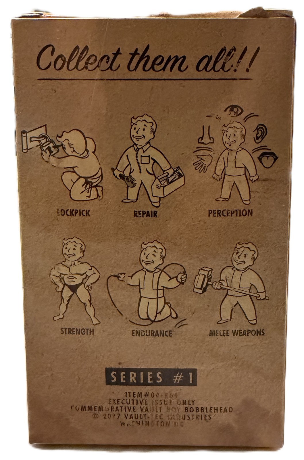BUY ALL 7 AND SAVE ON SHIPPING 5″ Fallout Vault Boy Bobblehead 111 Series #1