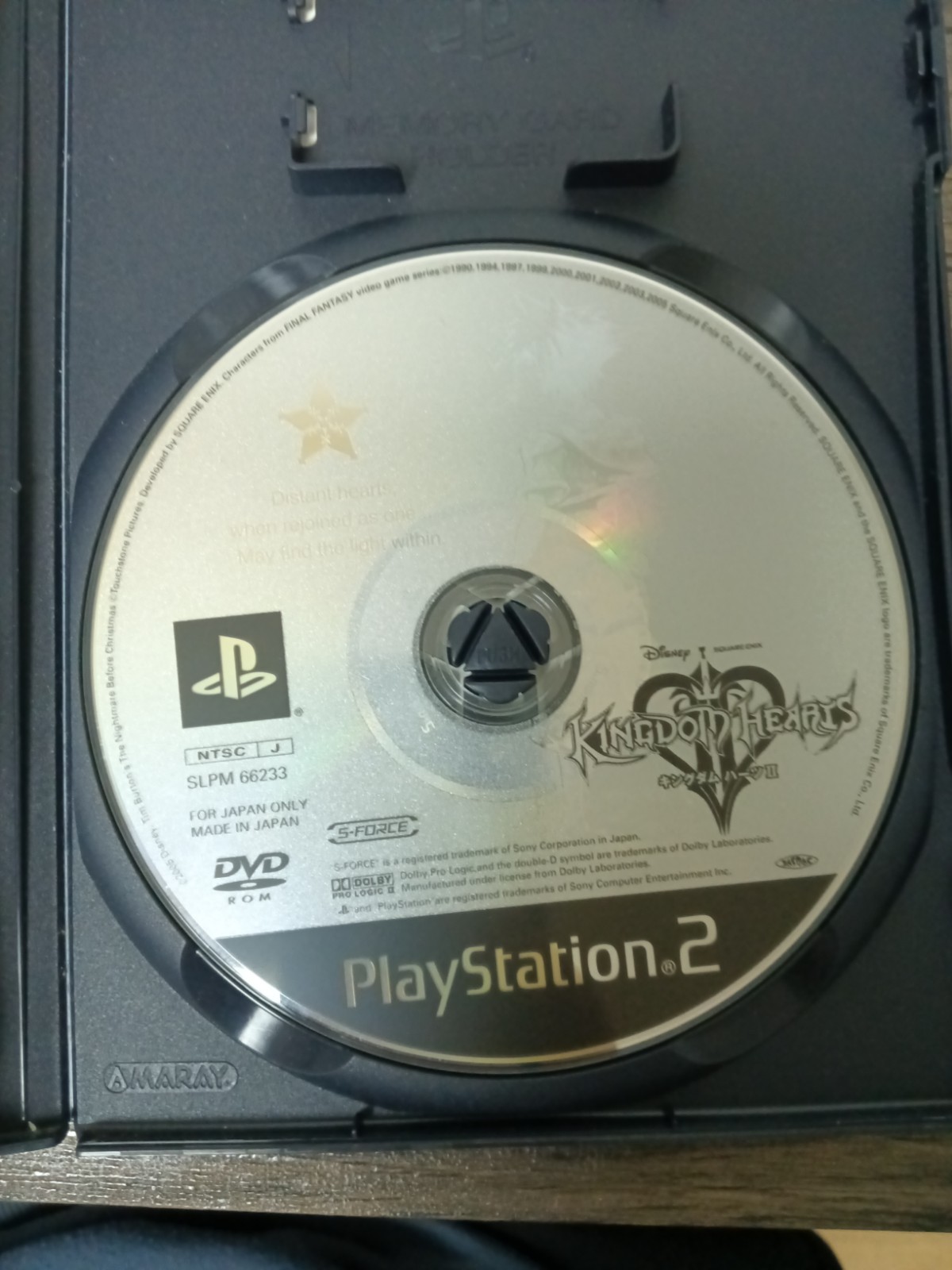 ” KINGDOM HEARTS ” 1 and 2 Lot2 PS2 Sony Disny SQUARE ENIX