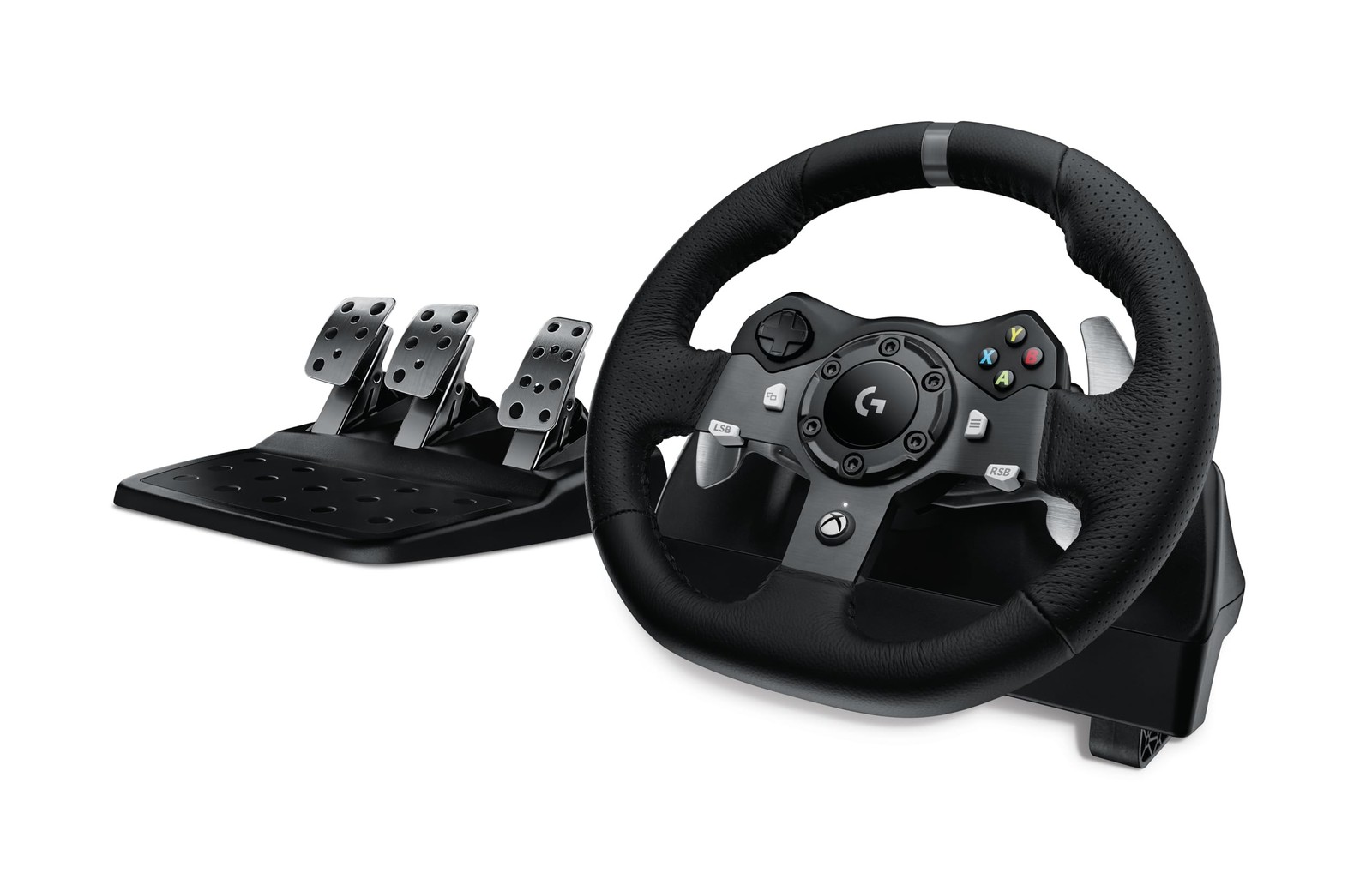 Logitech G920 Driving Force Racing Wheel and Floor Pedals, Real Force Feedbac…