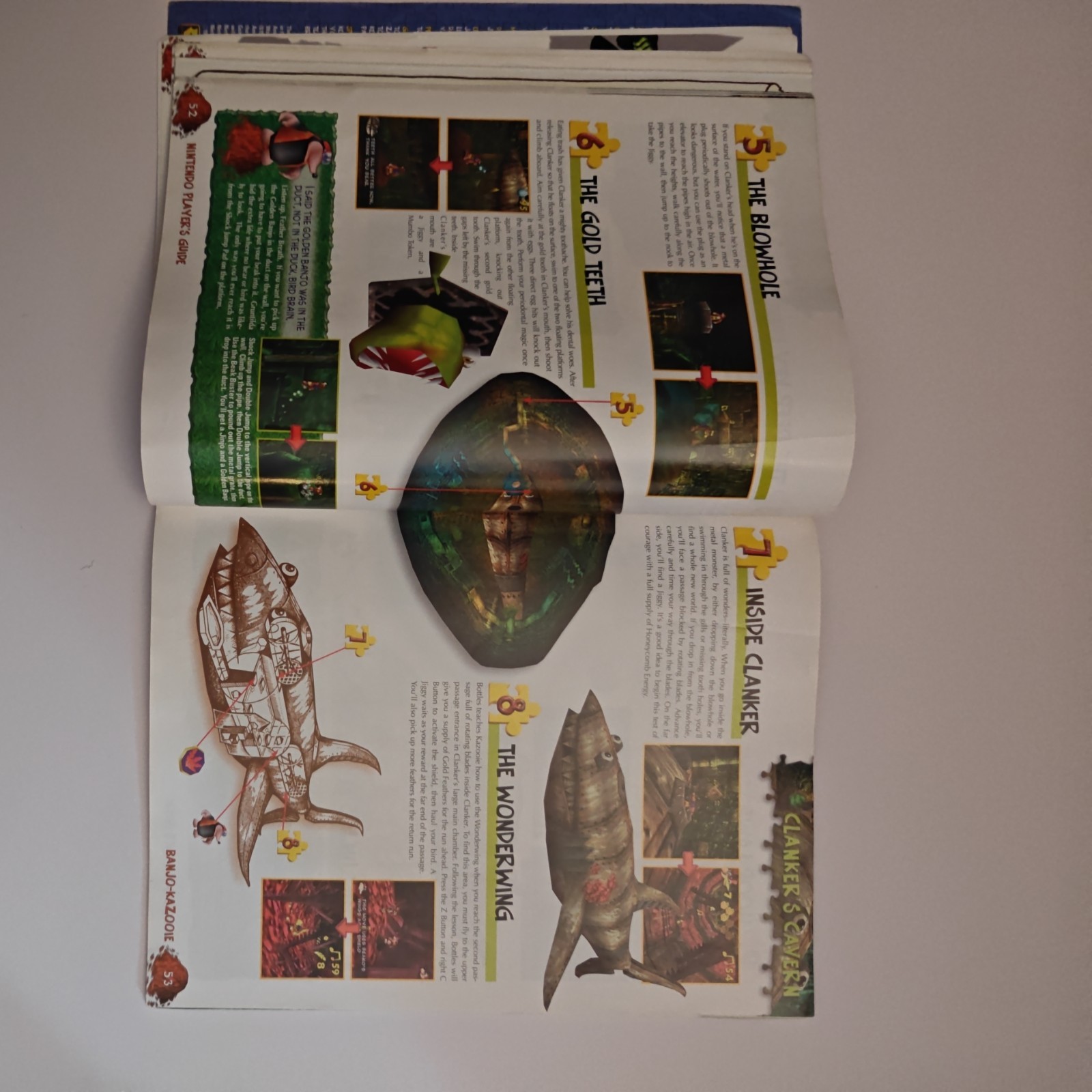 Banjo Kazooie (Nintendo 64) Nintendo Power Player’s Strategy Guide With Map