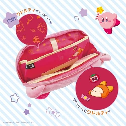 Kirby Plush Pouch for Nintendo Switch 2 OLED HORI Japan Limited Bag case pink