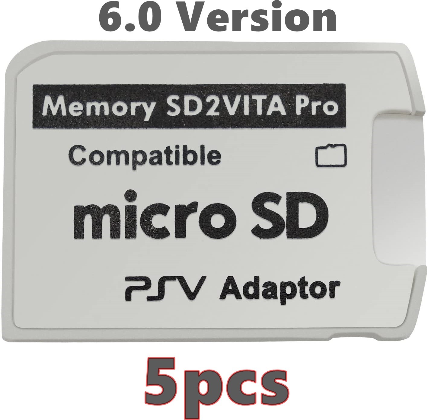 V6.0 Micro SD to Vita Memory Card Adapter SD2VITA V 5.0 For PS PSV 1000/2000 Lot
