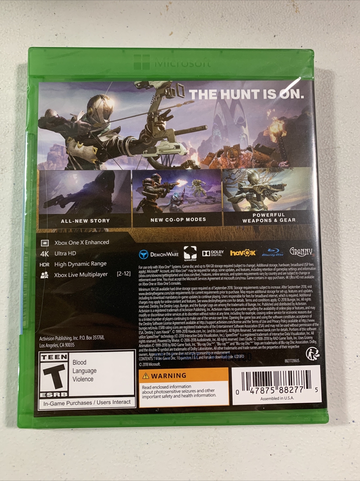 Destiny 2 Standard Edition Microsoft Xbox One Add On Content Expired See Desc
