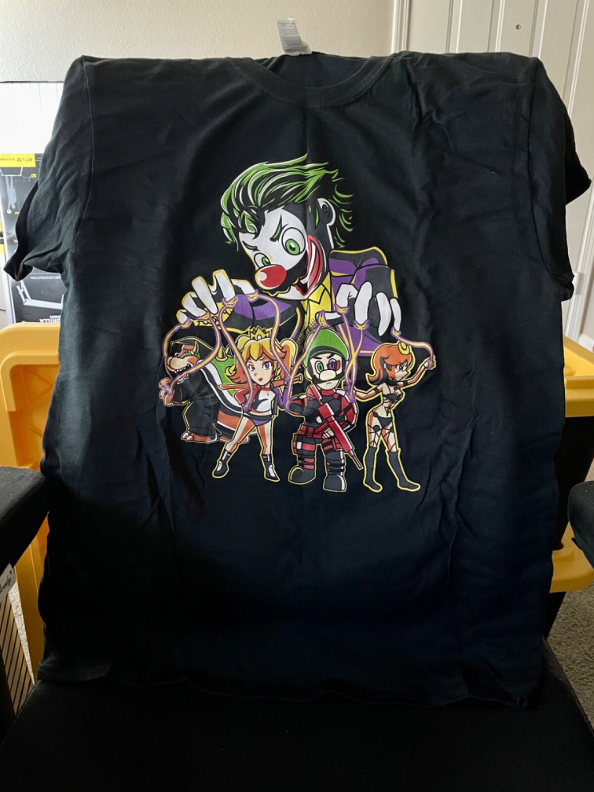 1UP Loot Subscription Box (July 2016) Tshirt, Poster, DC Deadshot, Marvel, Mario