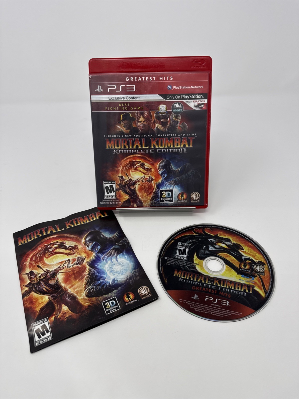 Mortal Kombat — Komplete Edition (Sony PlayStation 3, 2012) Tested