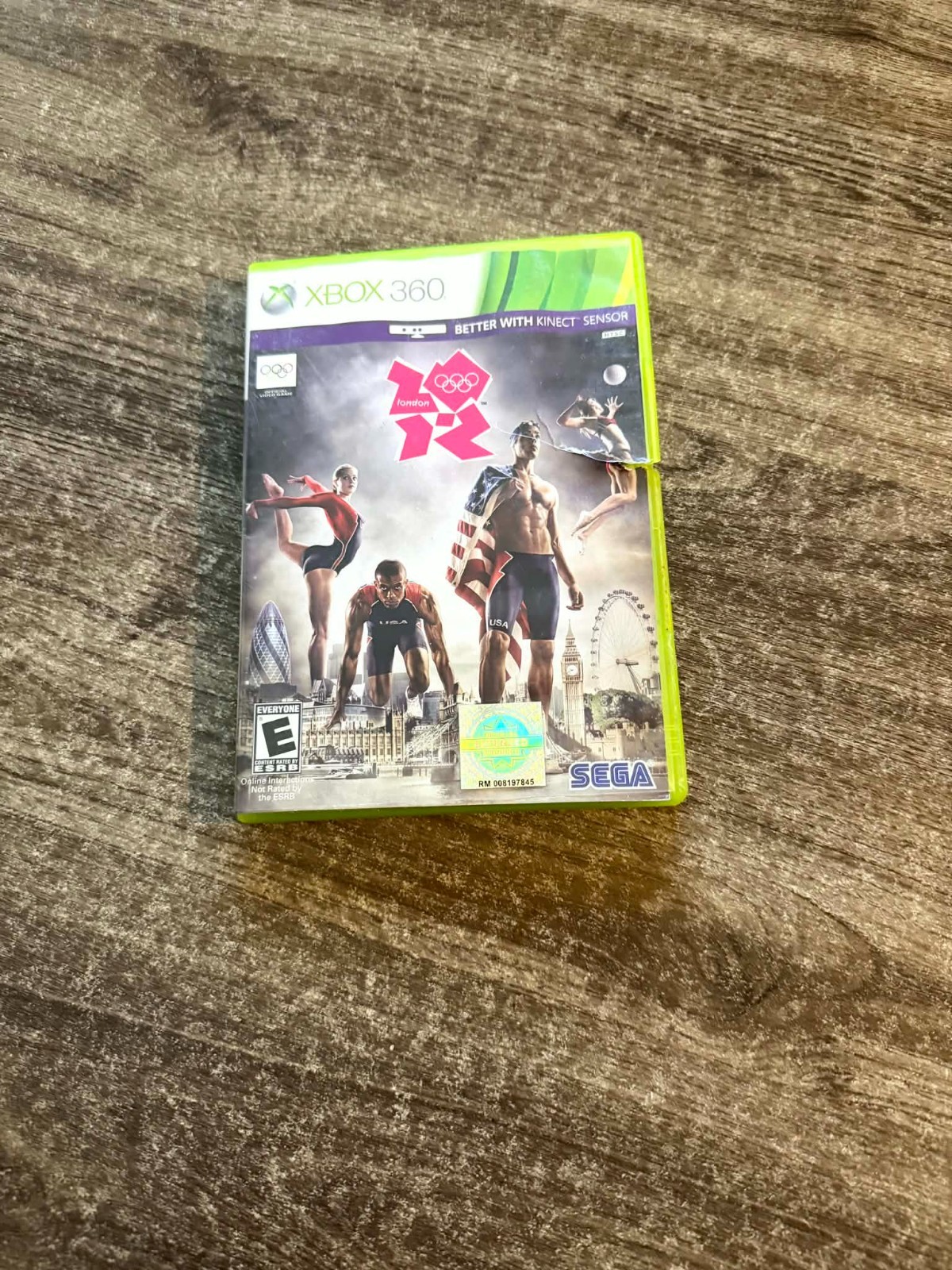 London 2012 Olympics (Microsoft Xbox 360, 2012) COMPLETE! Tested & Working!