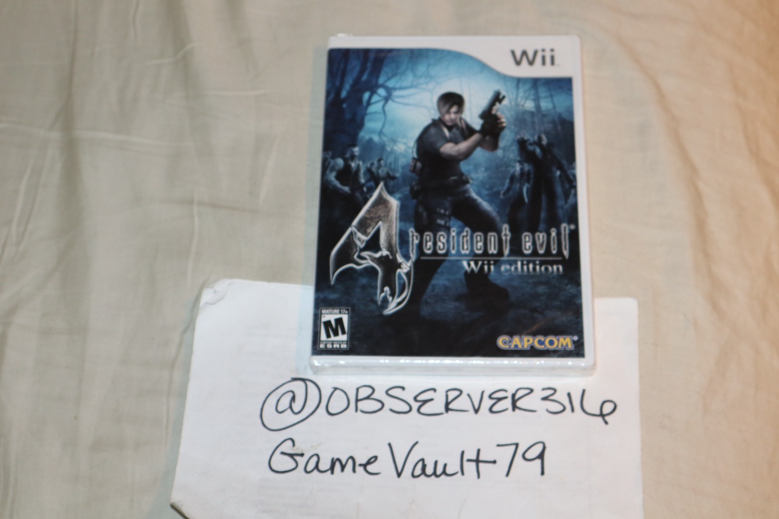 Resident Evil 4 — Wii Edition (Nintendo Wii, 2007) NEW SEALED