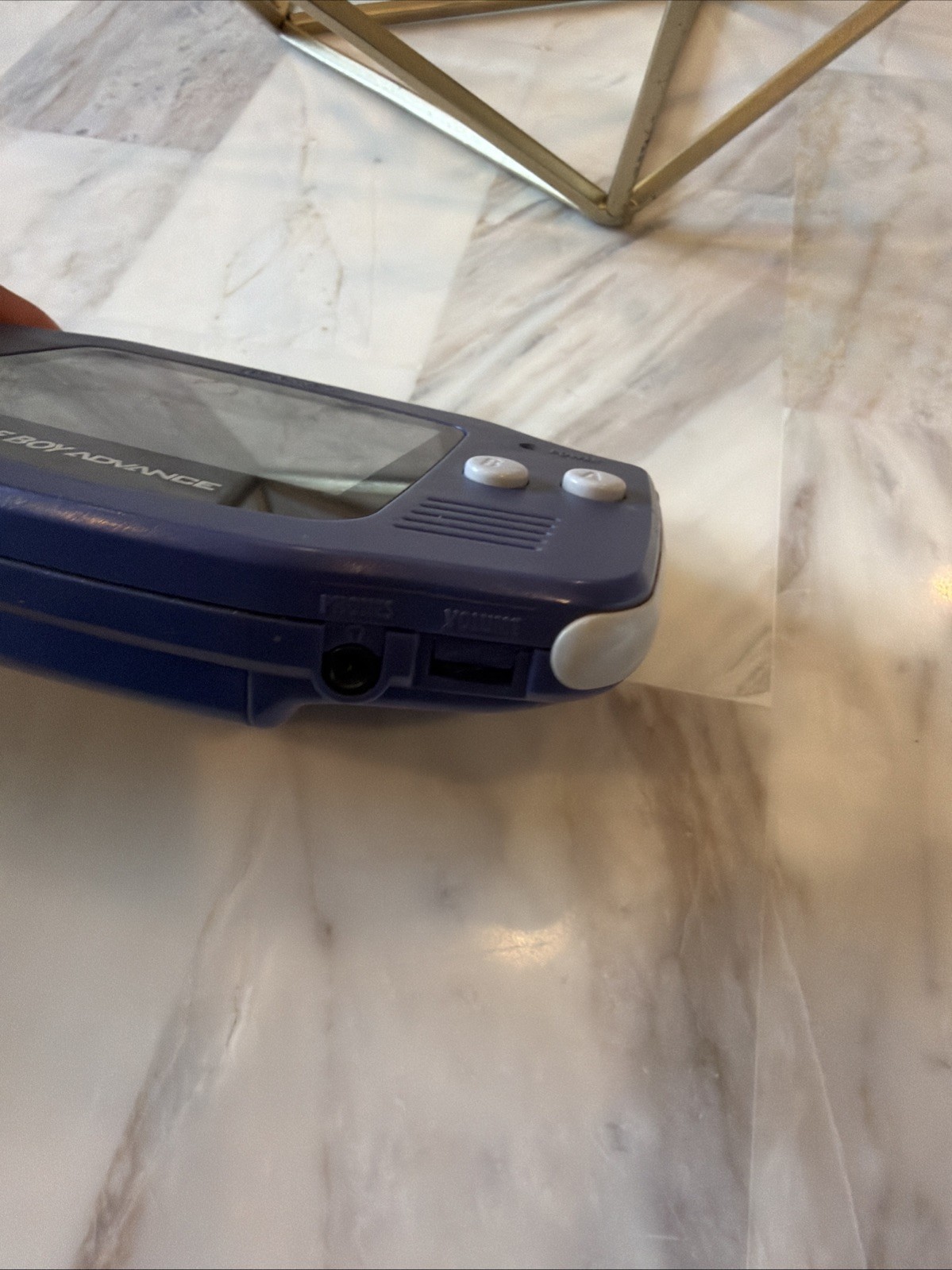 Nintendo Game Boy Advance Console (Indigo Purple AGB-001) Tested Working