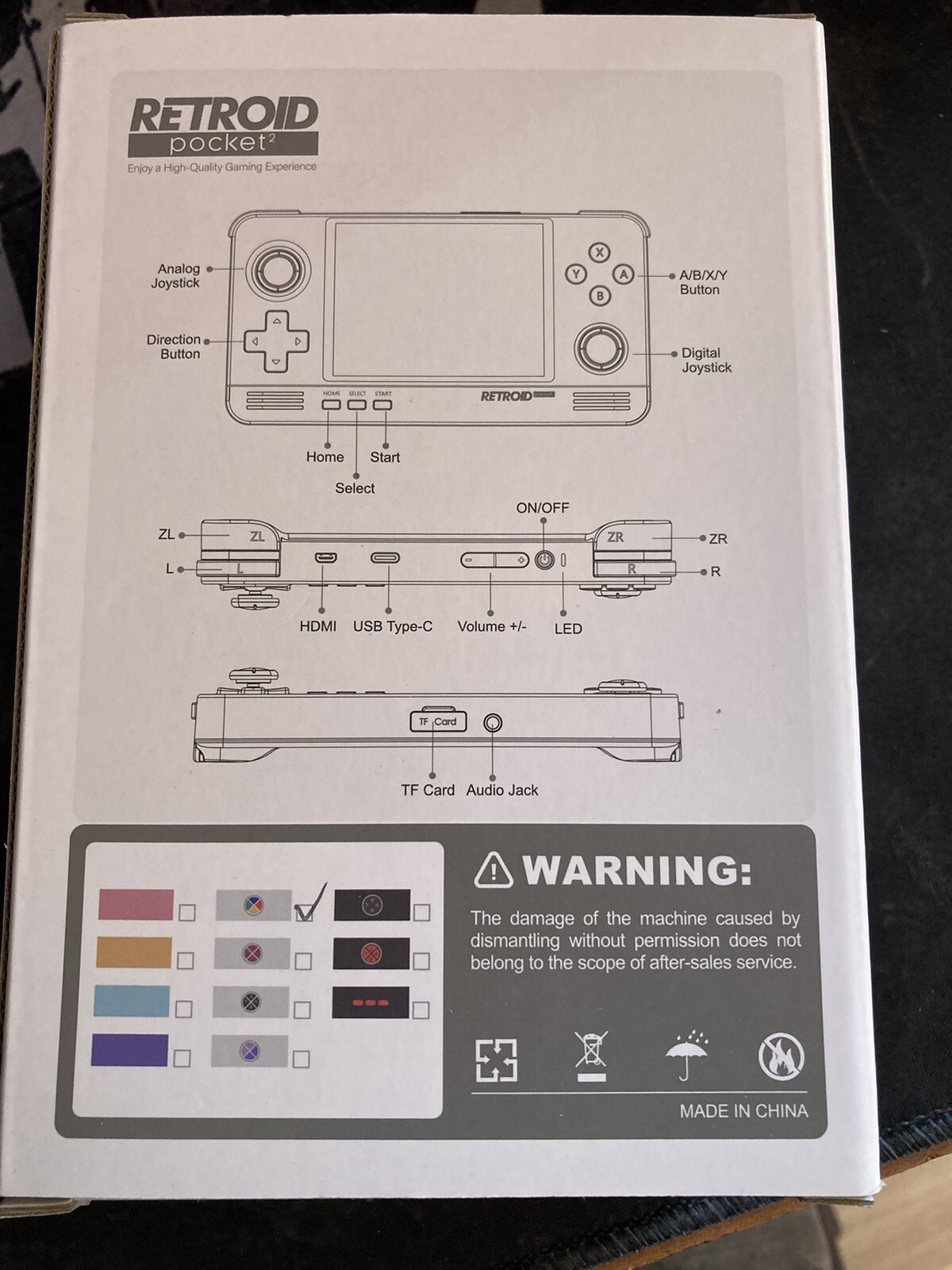 Retroid Pocket 2 Handheld Retro Gaming System