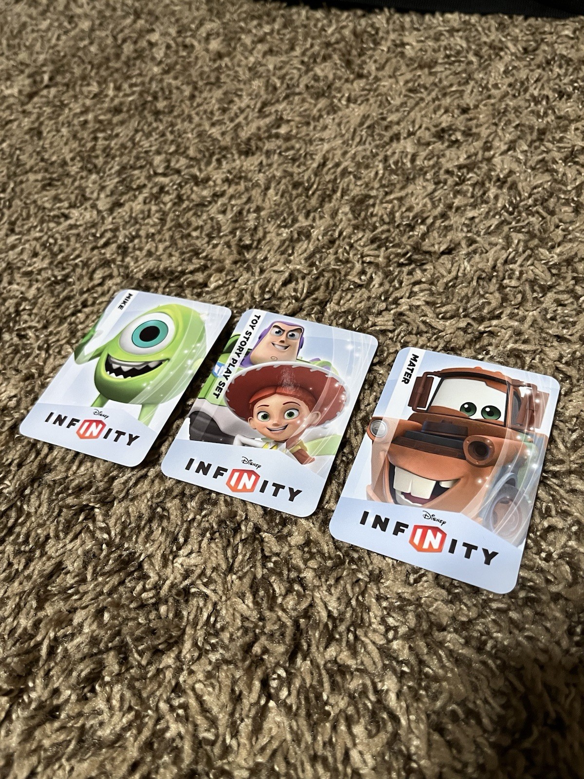 Disney Infinity Lot 6 Figures – Buzz, Jesse, Jack Sparrow, Crystals, Bag&cards!