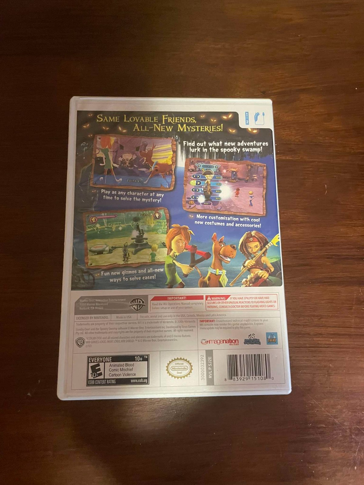 Scooby-Doo and the Spooky Swamp (Nintendo Wii, 2010) Wii Complete Tested