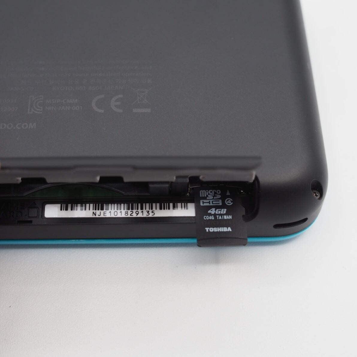 Nintendo new 2DS LL Handheld Console only Black×Turquoise JAN-001 Tested NTSC-J