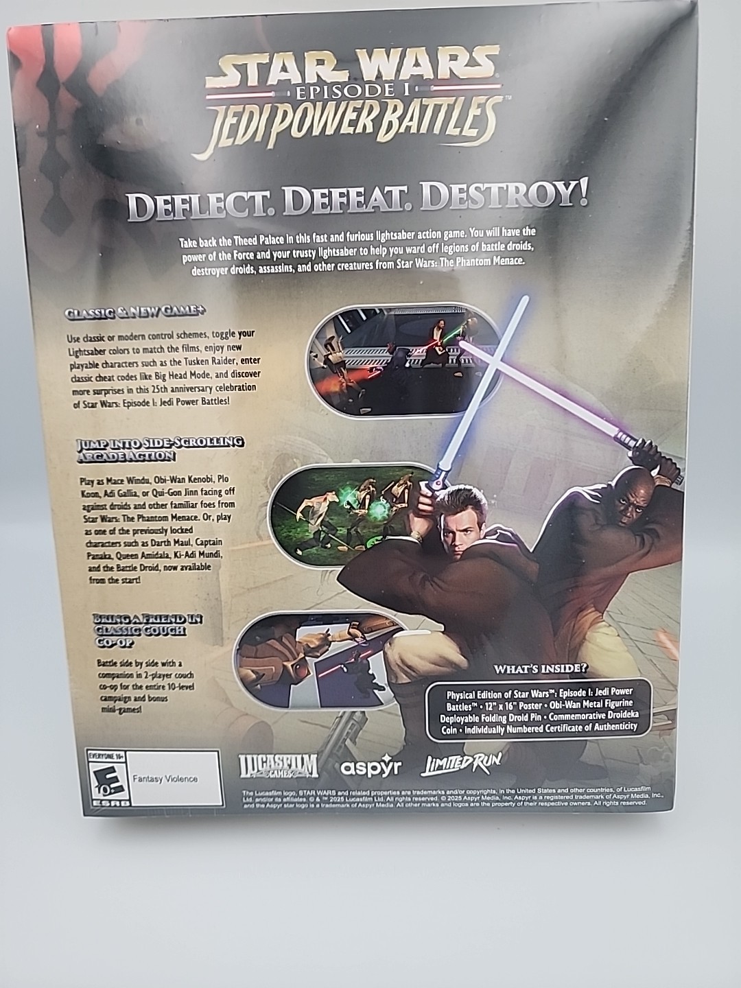 Star Wars Episode 1 Jedi Power Battles Premium Edition PS5 Limited RUN