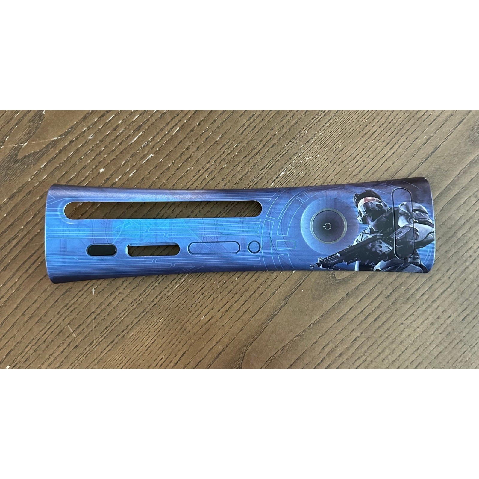 Microsoft Xbox 360 Faceplate Halo Master Chief Blue Graphic Console Accessory