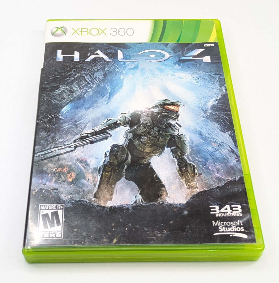 Halo 4 Twin Disc Xbox 360 343 Industries Video Game Rated M For Mature Tested