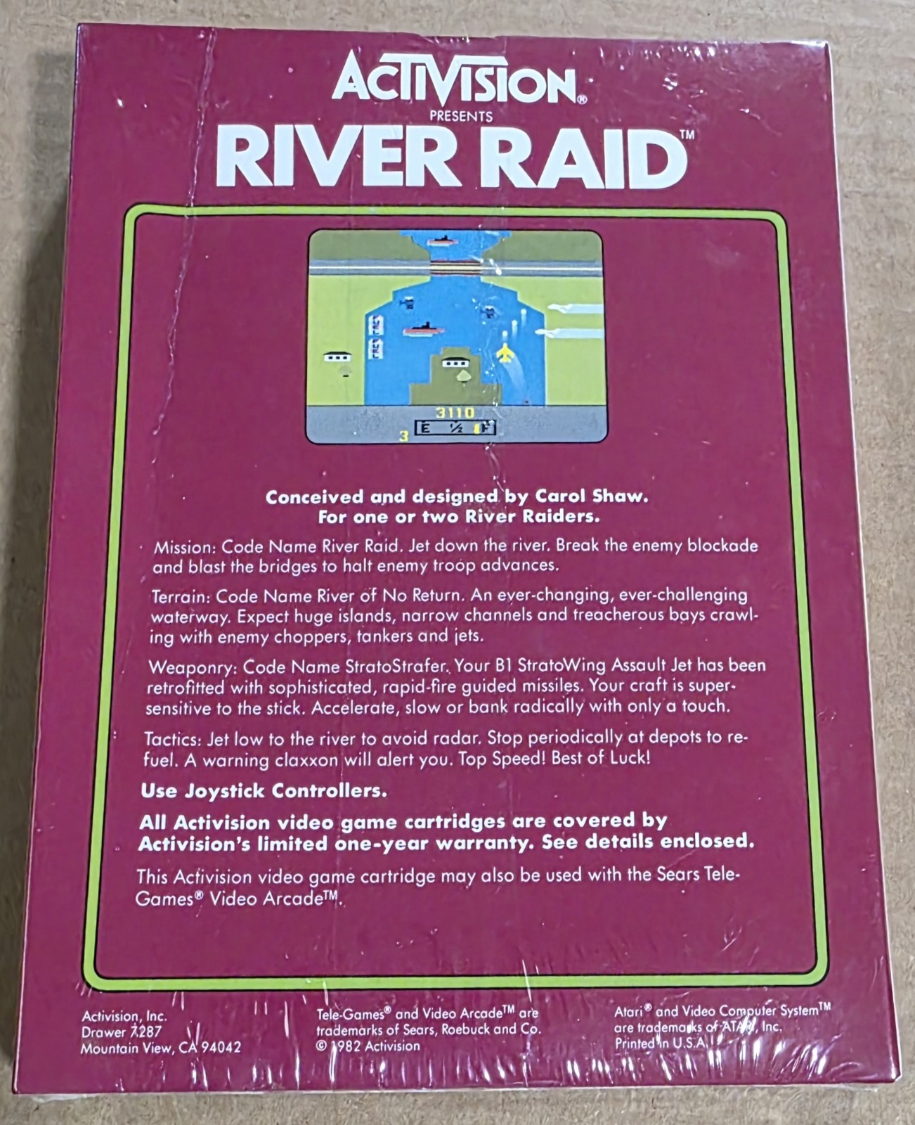 River Raid (Atari 2600) — Brand New Factory Sealed • Fast Shipping!