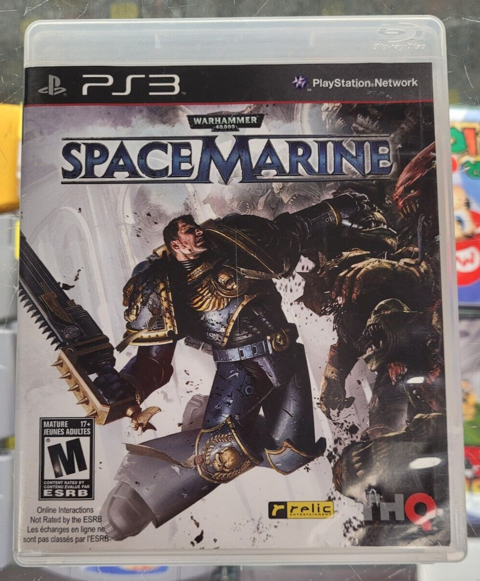 Warhammer 40,000: Space Marine (Sony PlayStation 3, 2011) CIB