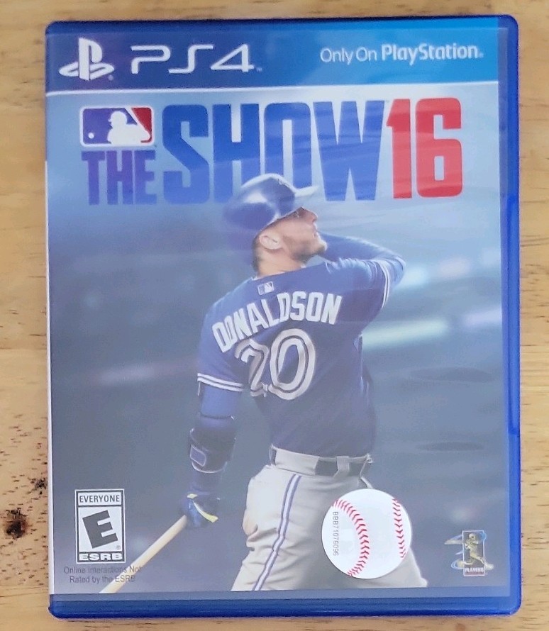 MLB The Show 16 Sony PlayStation 4 2016 Josh Donaldson ESRB E For Everyone PS4