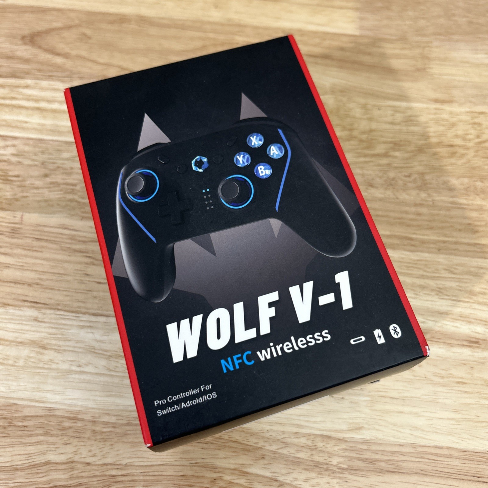 NFC Wireless Controller Pro Wolf V-1 for Switch / Android/ IOS NBCP
