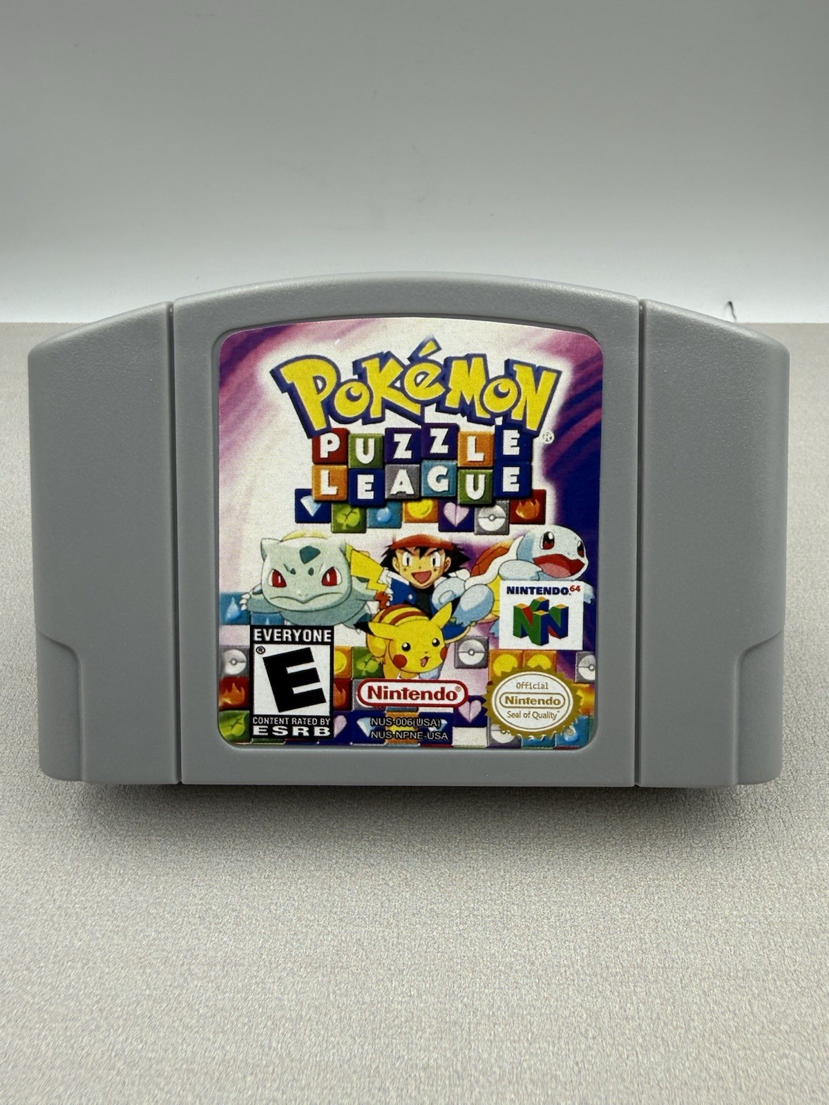 Pokemon Puzzle League Nintendo 64 N64 Game Cartridge USA Version