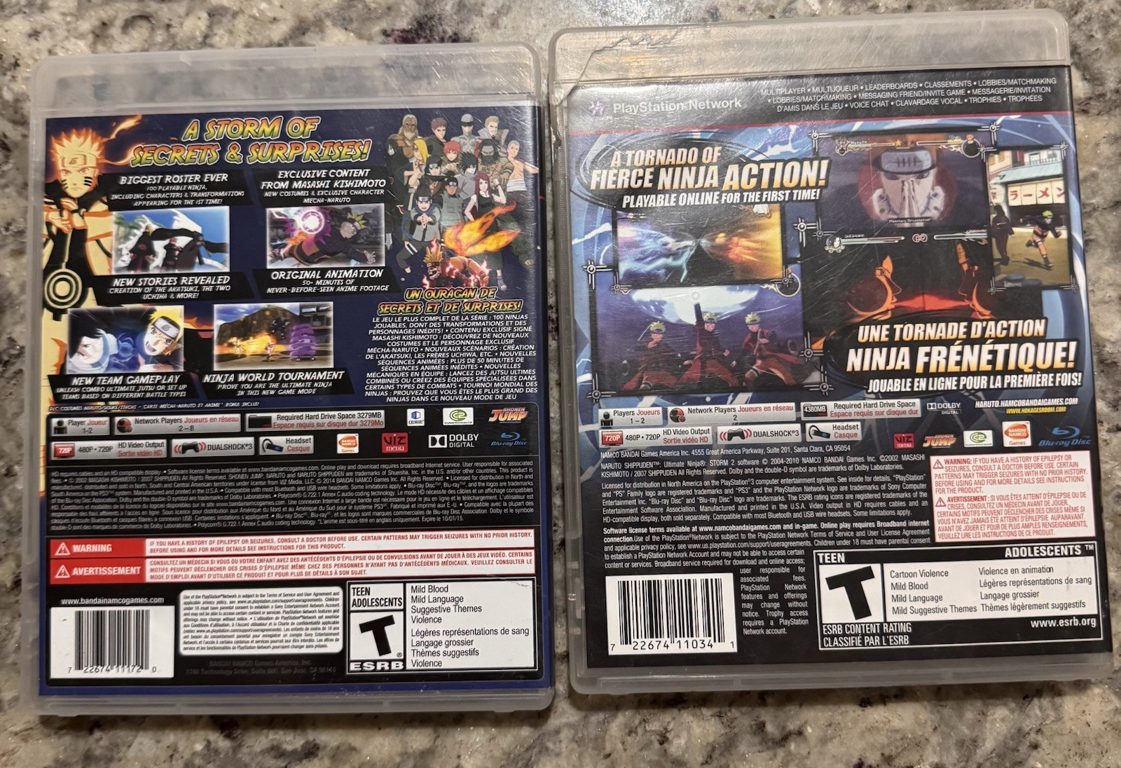 Naruto Shippuden Ultimate Ninja Storm Revolution And Ultimate Ninja Storm 2 Ps3