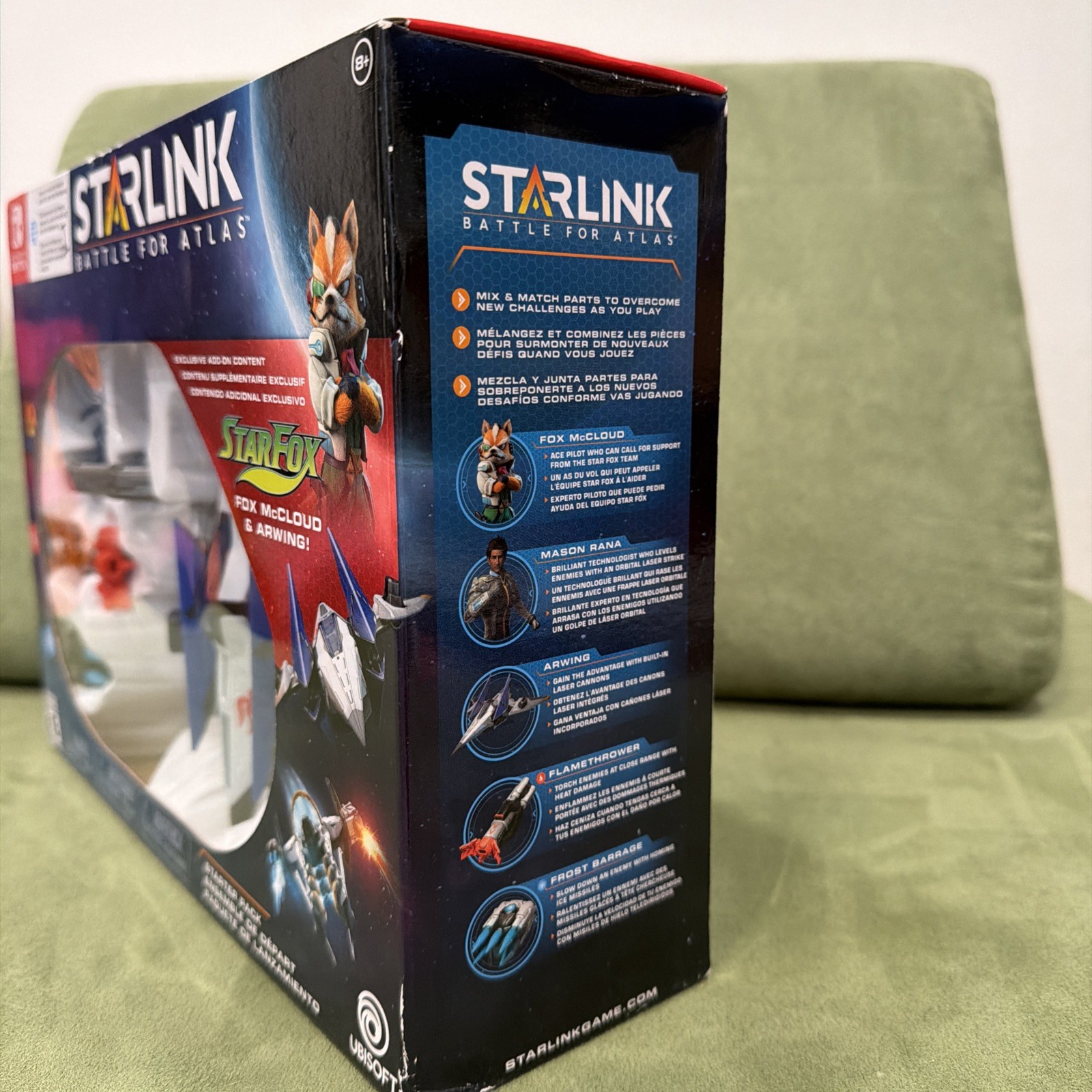 Starlink Battle for Atlas – StarFox Fox McCloud & Arwing Nintendo Switch NEW