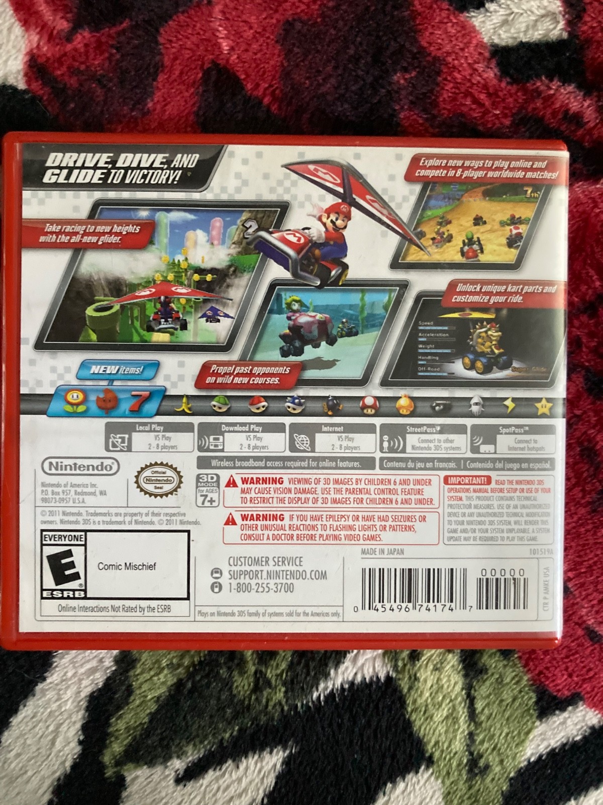 Mario Kart 7 3DS Video Game