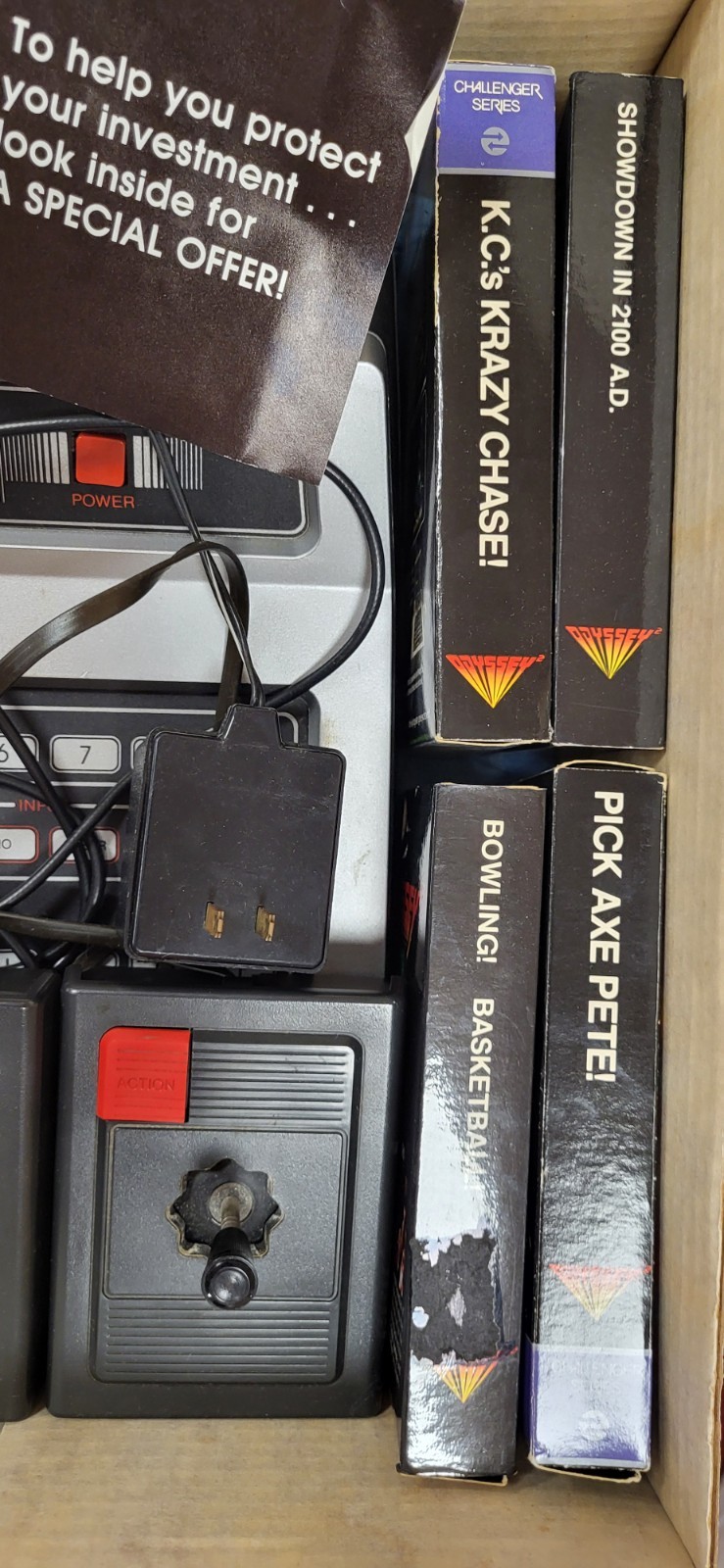 Magnavox Odyssey 2 Console CIB 1978 Complete 9 Games All CIB Nm/m Church Owned