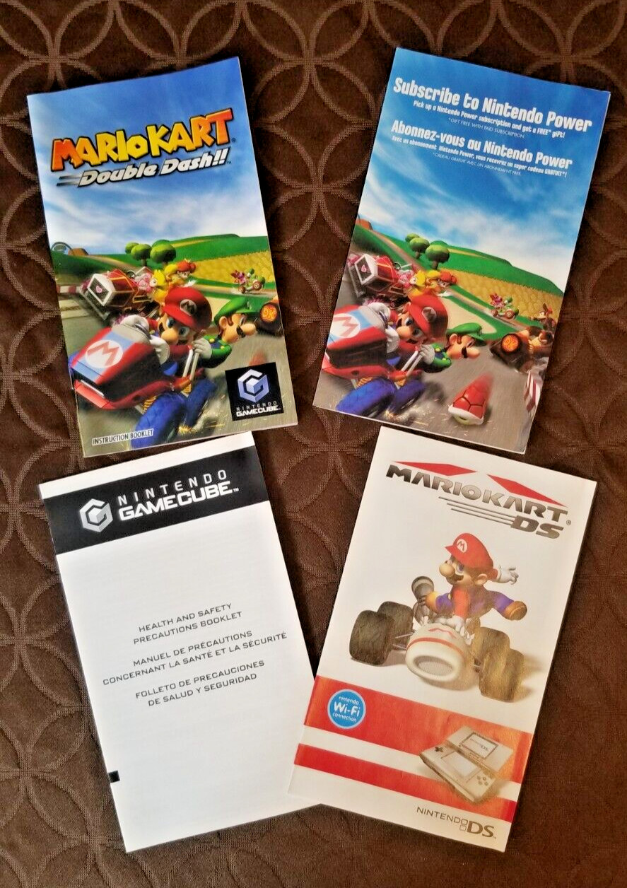 Mario Kart Double Dash for Nintendo Game Cube Case Only w Inserts, NO GAME DISC