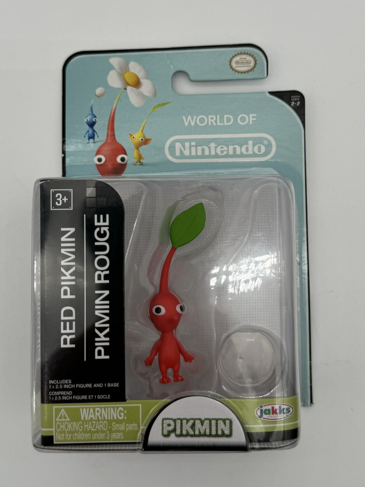Year 2015 World of Nintendo Pikmin Series 2.5 Inch Tall Mini Figure RED PIKMIN