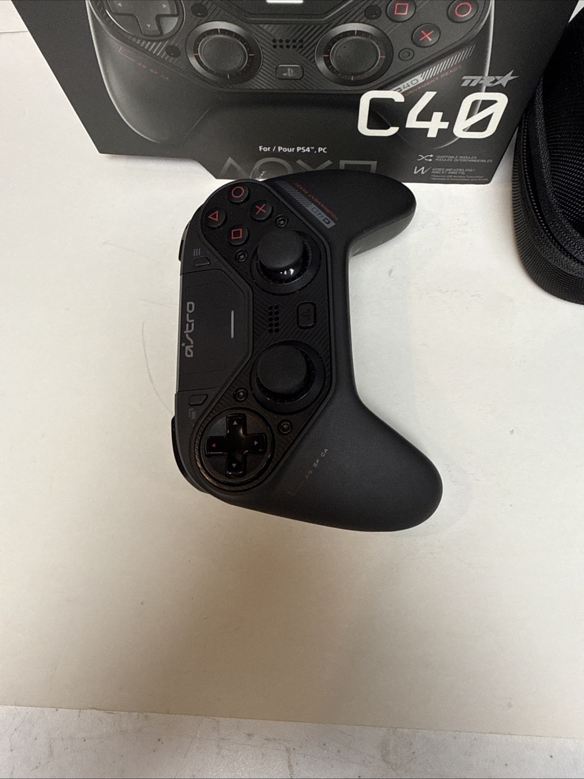 Astro Gaming C40 TR Wireless Controller for PlayStation 4 PS4 Black Clean!