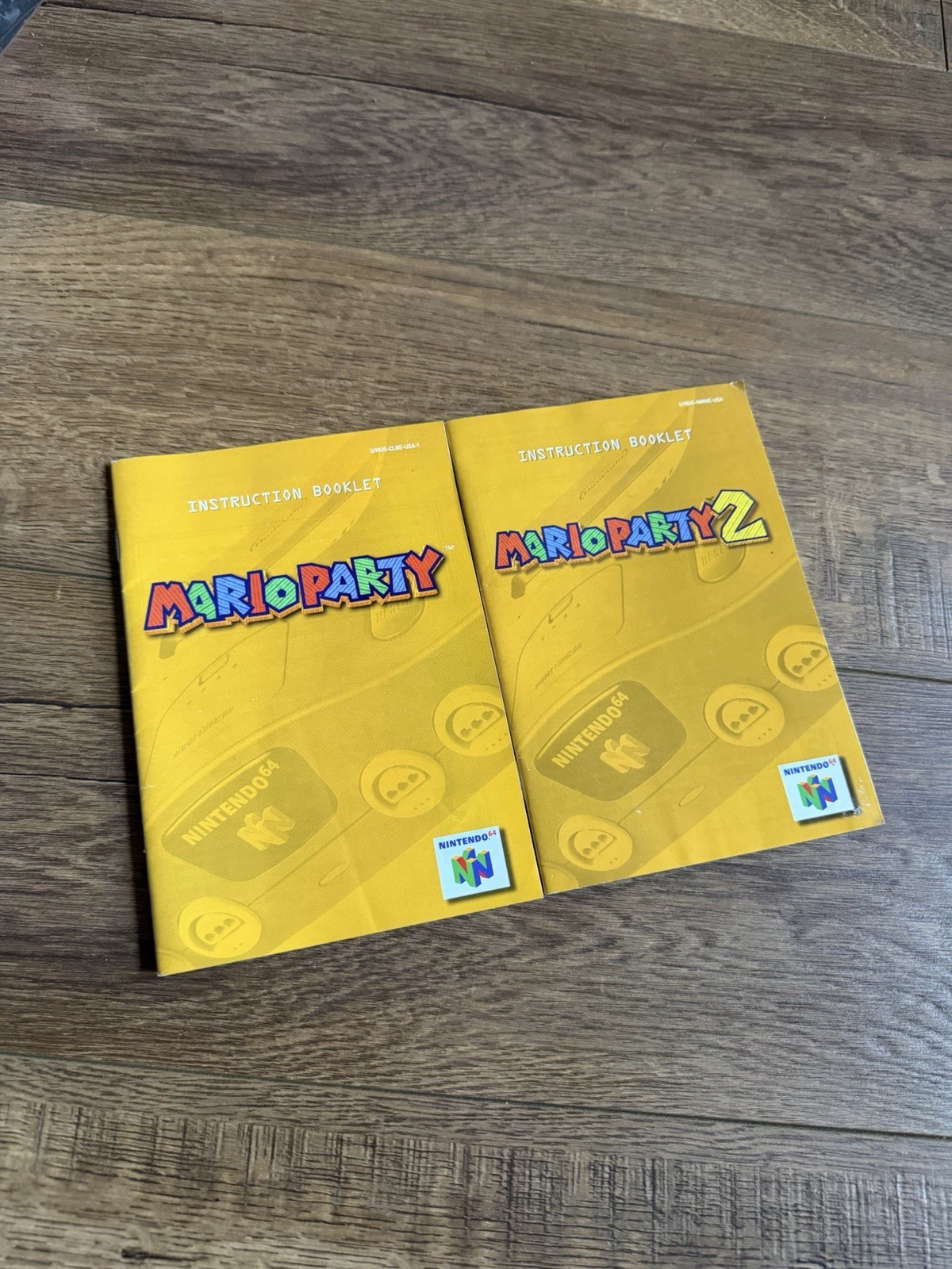 Mario Party 1 2 Nintendo 64 N64 Instruction Manual Booklet ONLY Fast Shipping!