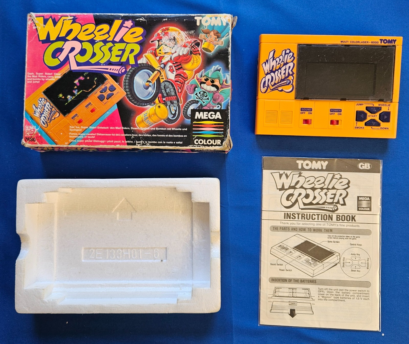 Tomy Wheelie Crosser mega colour handheld Game&watch lcd game