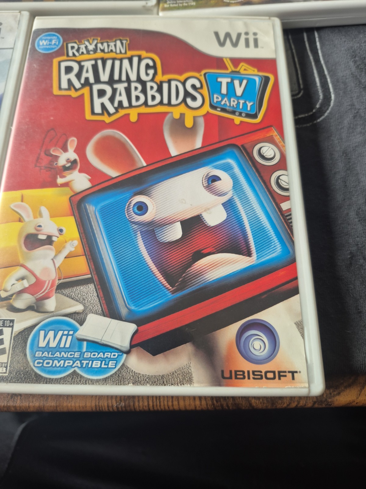 Nintendo Wii RAYMAN RAVING RABBIDS 5 Game CollectionFUN
