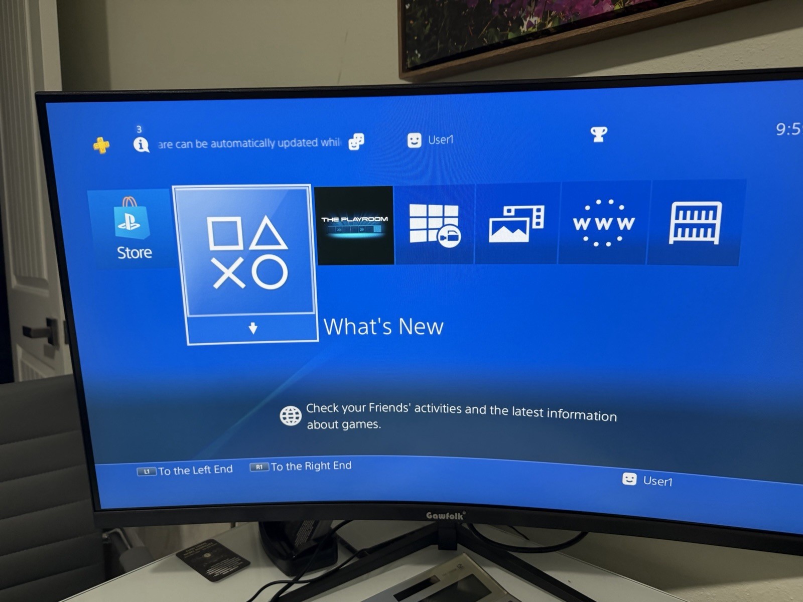 Sony PlayStation 4 PS4 Black Wi-Fi Capability HDMI With No Controller