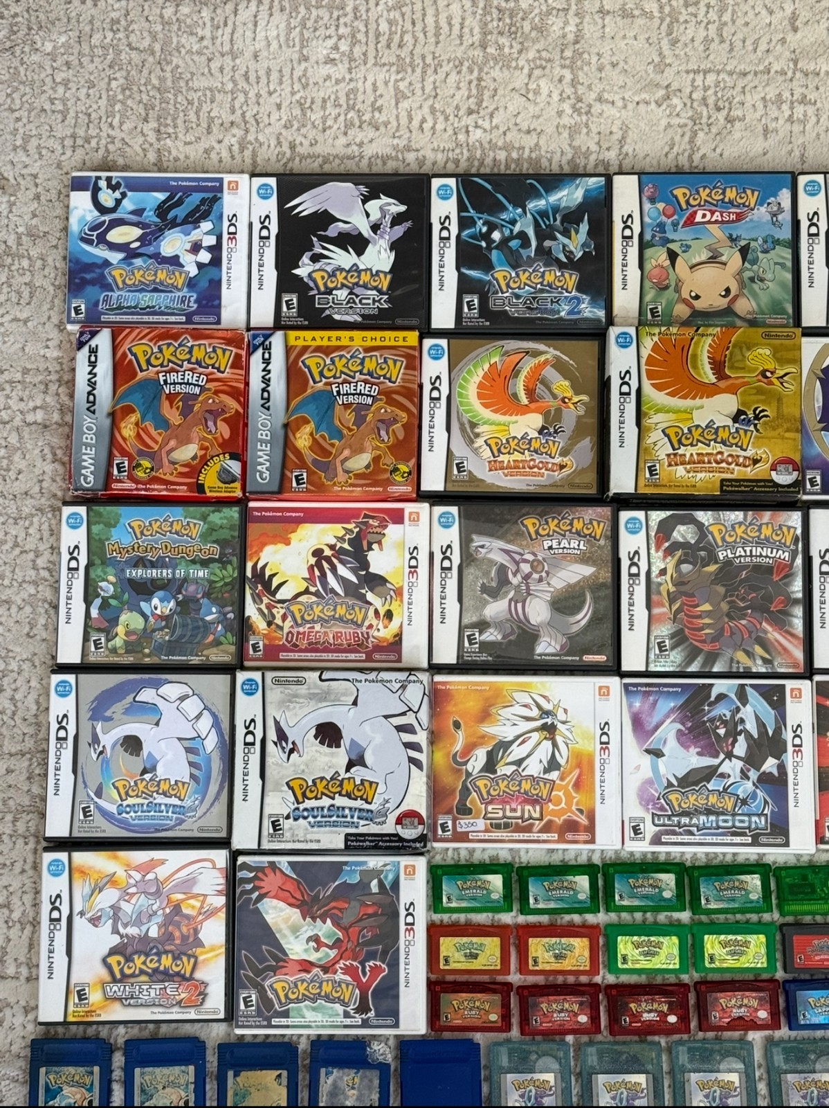 Authentic Pokemon Video Games Collection GBA Nintendo DS 3DS Pick and Choose