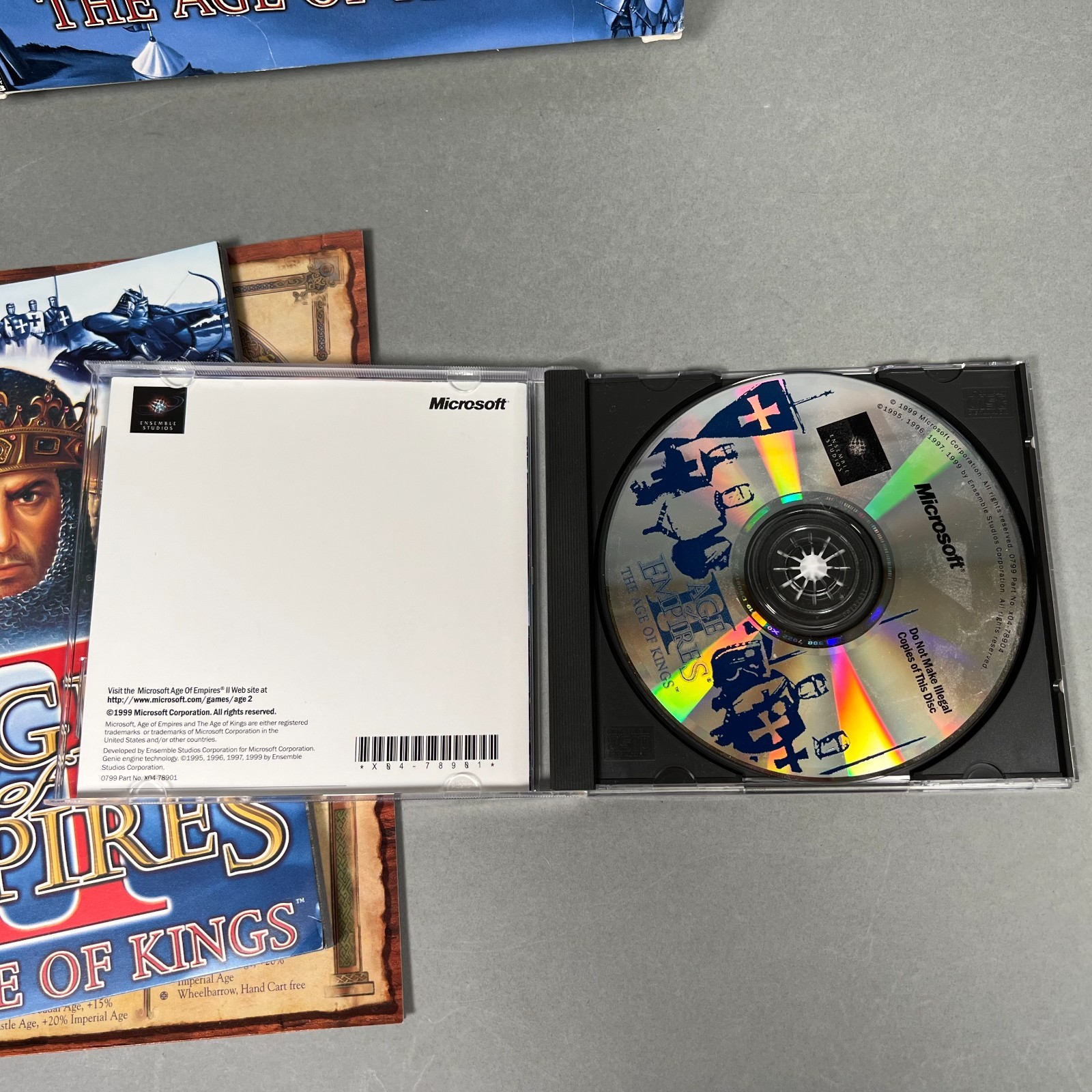 CIB Age of Empires II: The Age of Kings CD Windows 95 98 (PC, 2002) COMPLETE