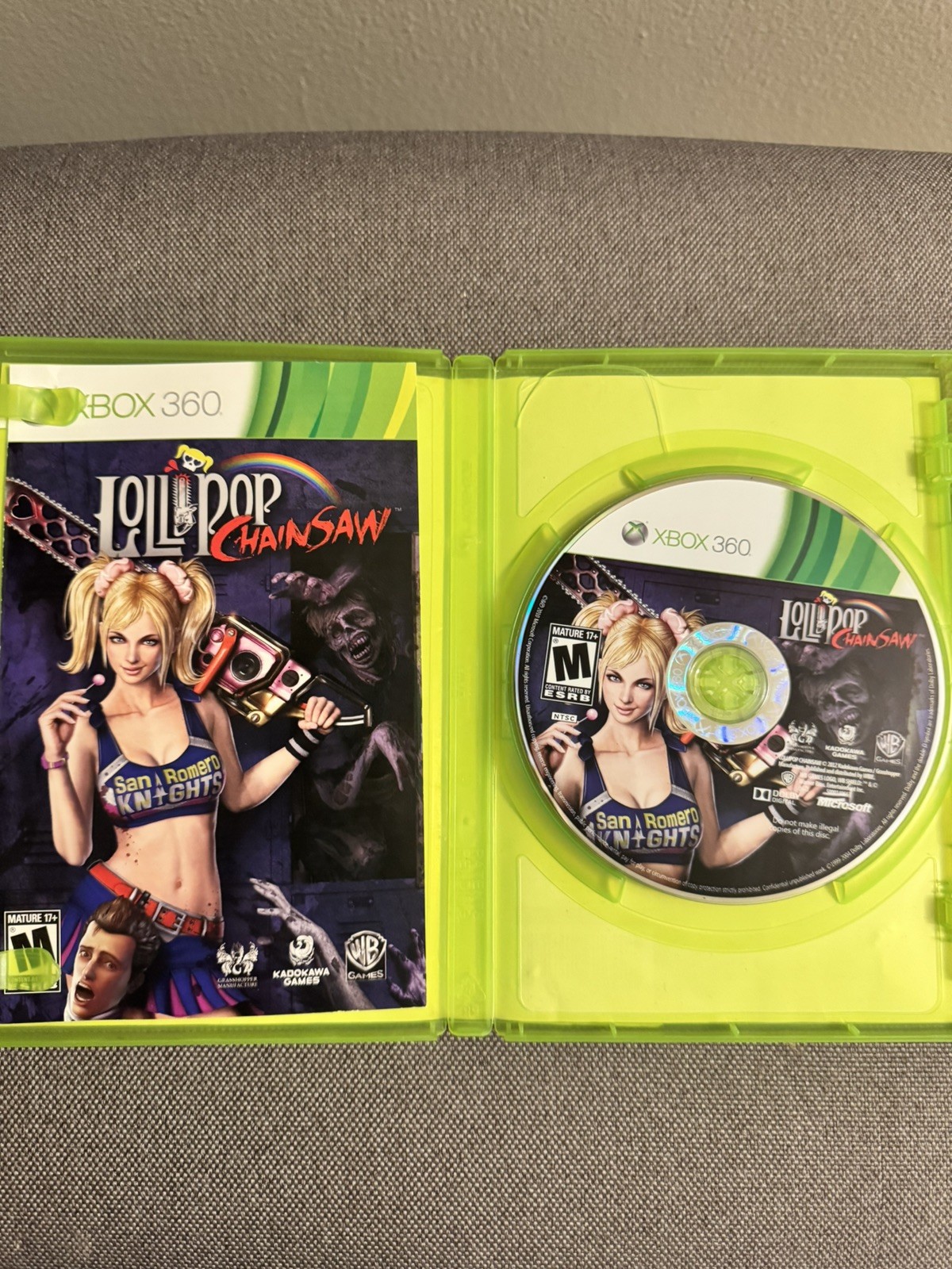 Lollipop Chainsaw (Microsoft Xbox 360, 2012) CIB Complete – Tested