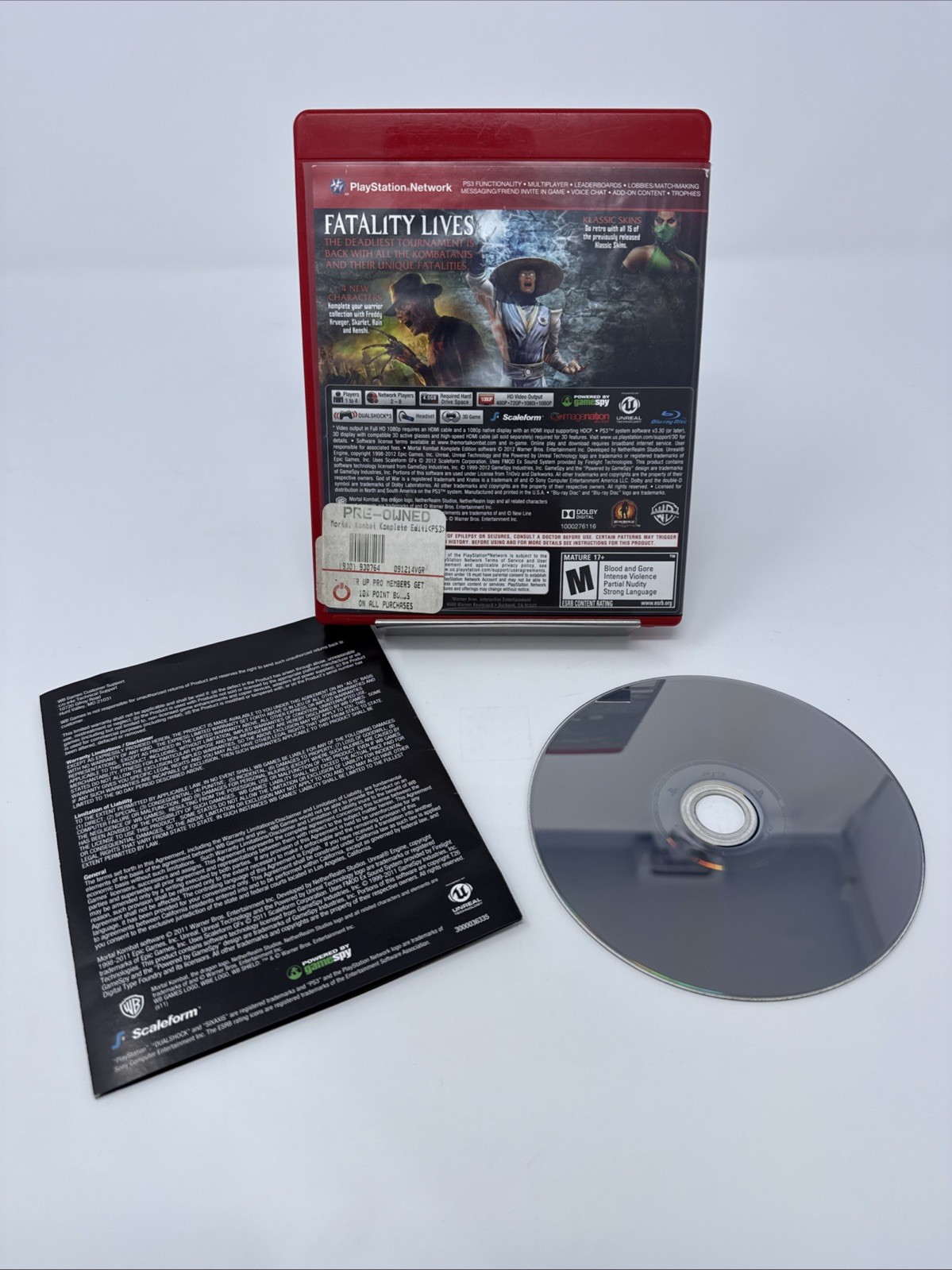 Mortal Kombat — Komplete Edition (Sony PlayStation 3, 2012) Tested