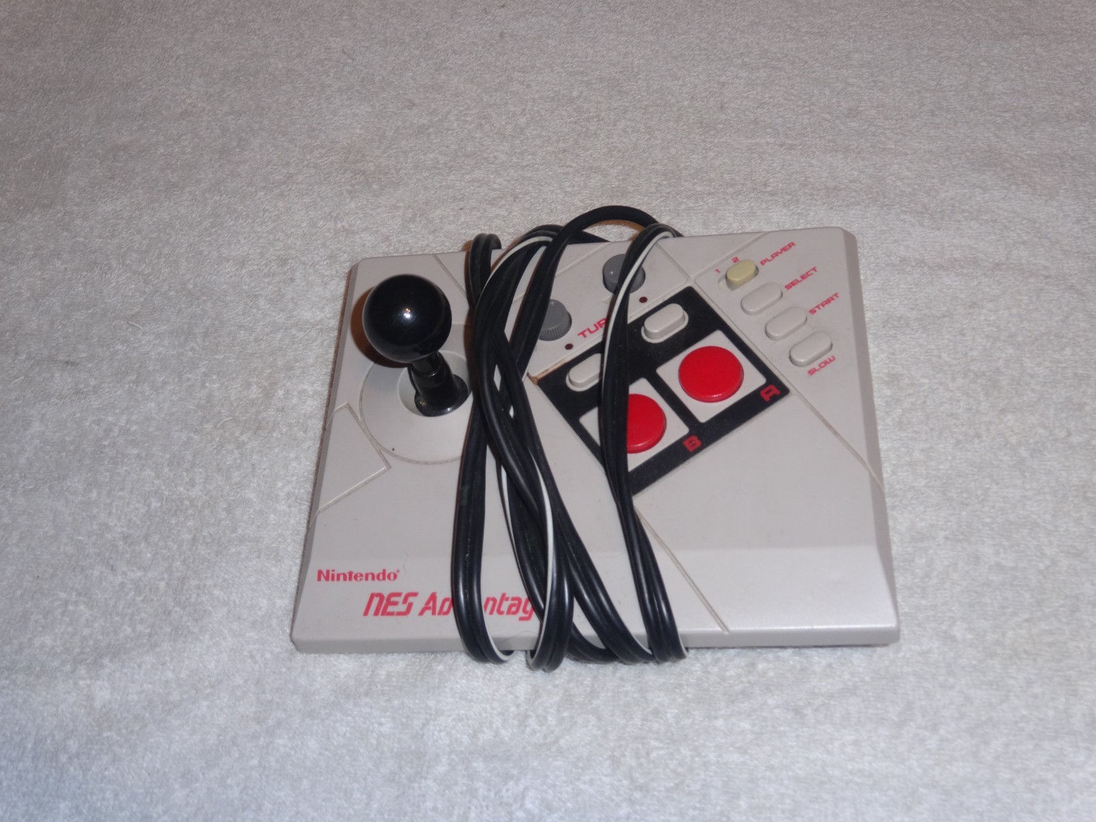 Nintendo NES Advantage video game console Controller Tested Works JOYSTICK! 0022