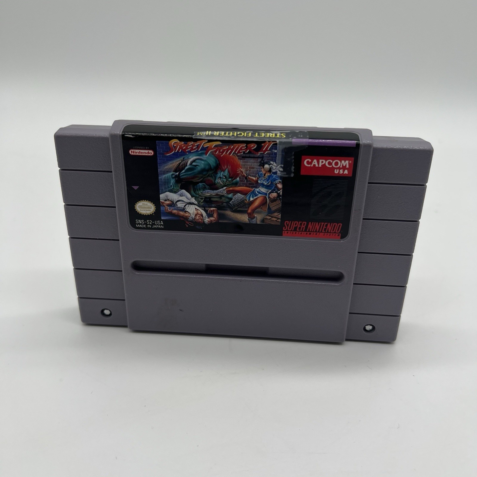 Vintage Street Fighter II 2 Super Nintendo SNES Authentic Original Game Capcom