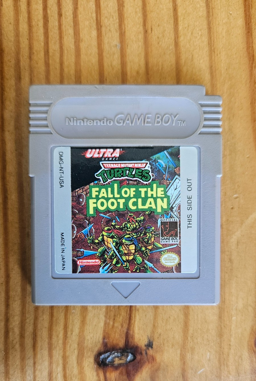 Game Boy Pocket original Nintendo case and TMNT game included Works Great