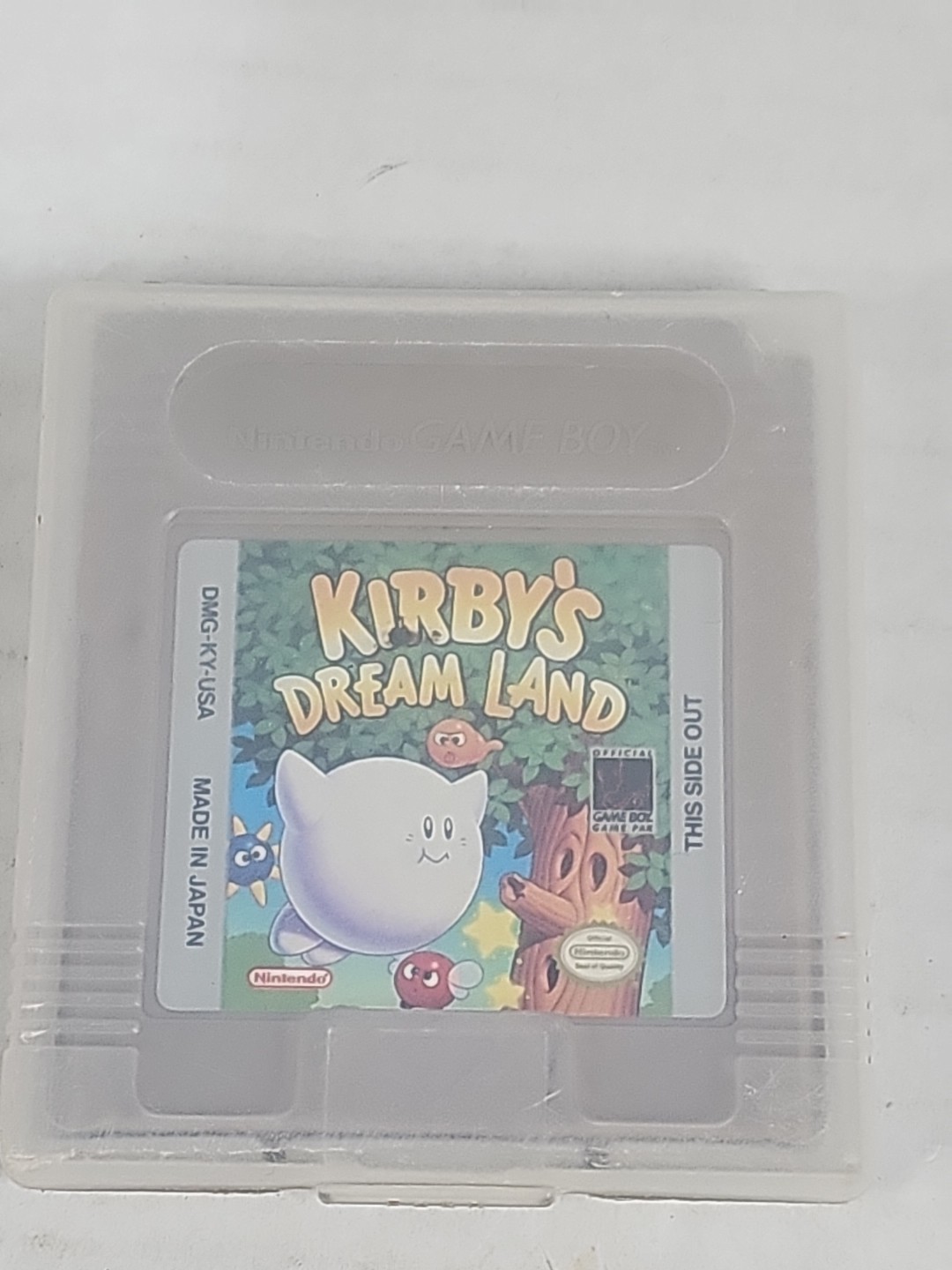 Kirby’s Dream Land (Nintendo Game Boy, 1992) Shell Cracks Tested Working