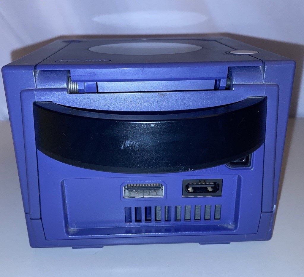 Working Nintendo Indigo Purple GameCube DOL-001 Console Only Tested