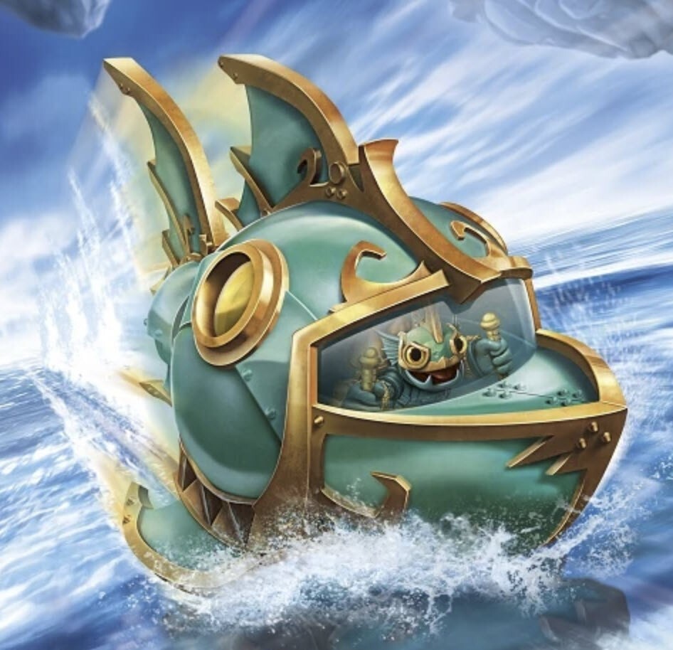 Skylanders Superchargers Vehicle Reef Ripper NFC Card FREE SHIPPING