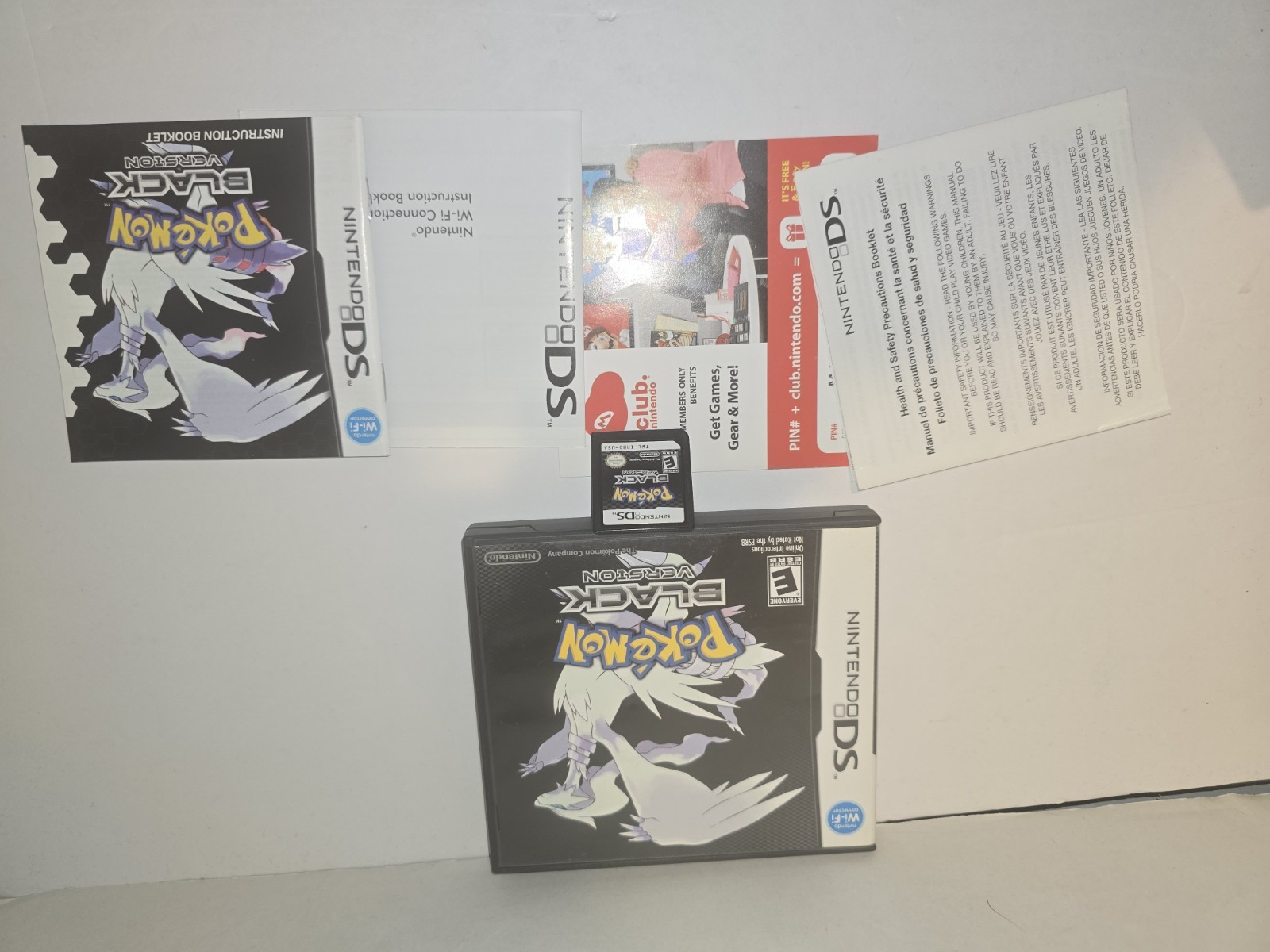Pokemon Black Version – Nintendo DS – CIB Case Manual/Inserts Cart – AUTHENTIC