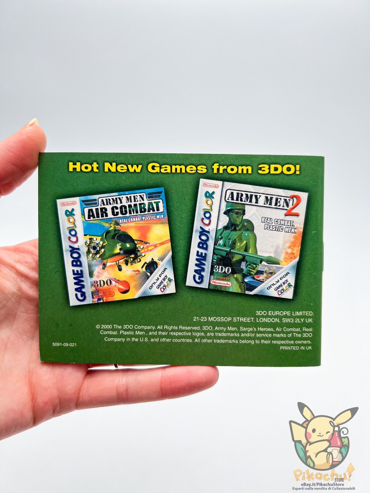 Army Men Sarge’s Heroes 2 🇪🇺 MULTI 🔥 Complete Game Boy Color 🎁 Gift Idea