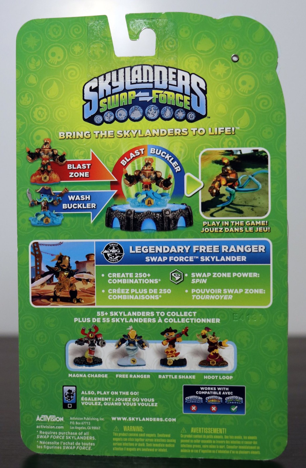 Skylanders Swap Force – Legendary Free Ranger – ToysRUs Exclusive – New