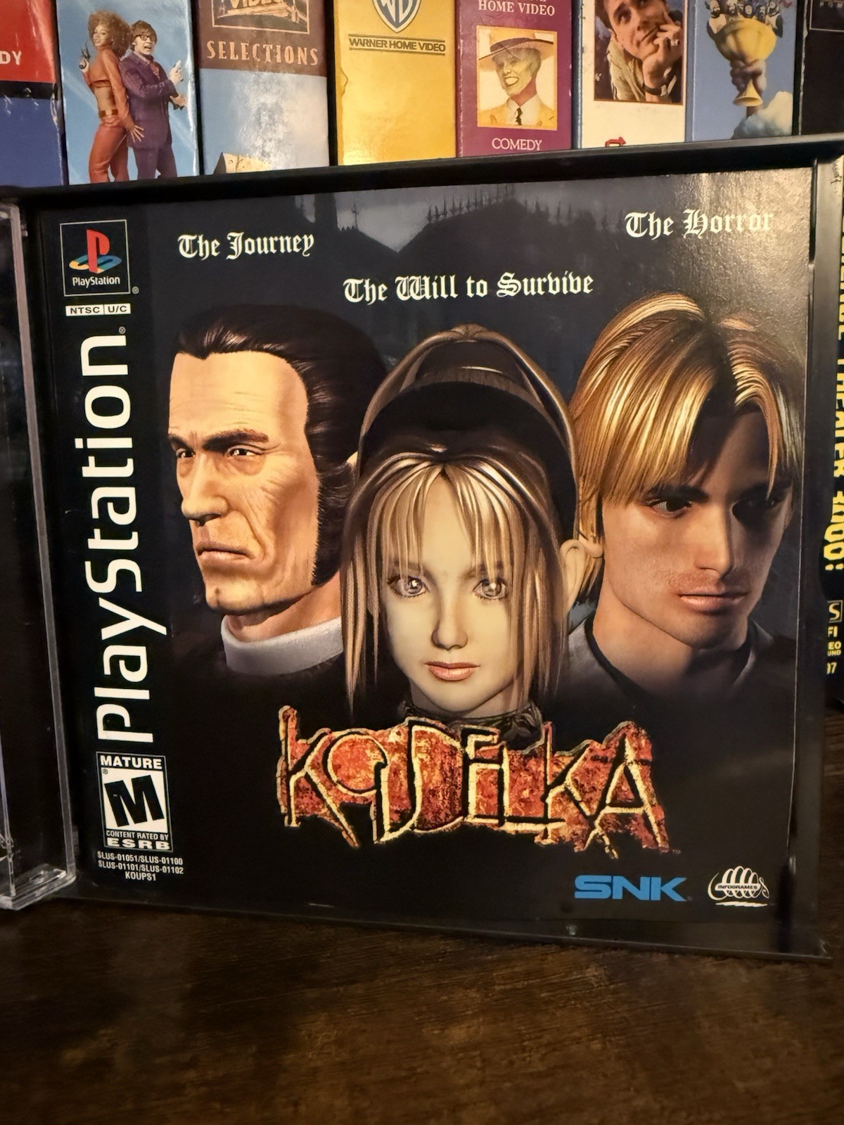 Koudelka PlayStation PS1 Video Game Complete 4-Disc Set with Manual and Reg Card